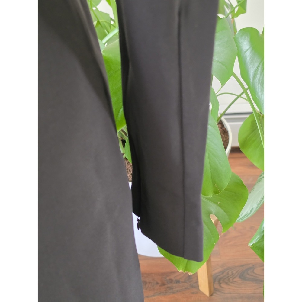 NWT BCBGMAXAZRIA Black Open Back Maxi Gown Dress Formal High Neck Side Slit US 2 - Picture 12 of 16